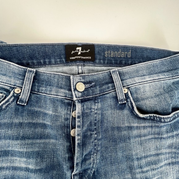 7 SEVEN For All Mankind Men Lux Performance Standard Size 36 x 32 Button fly - Picture 6 of 9